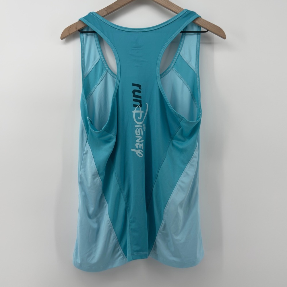 Disney 2022 Princess Half Marathon Racerback Tank Top Blue Women L‎ Activewear - Picture 4 of 5